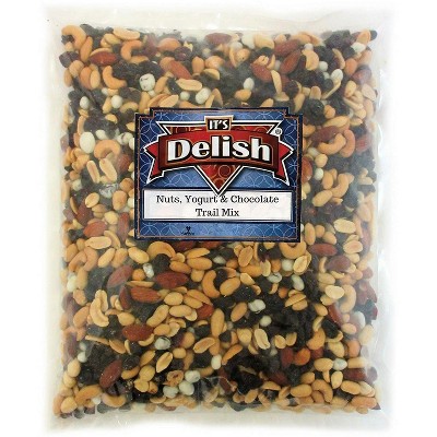 Trail Mix with Greek Yogurt Raisins & Dark Chocolate Dried Fruit and Nuts by Its Delish – 5 lbs. Bulk Bag