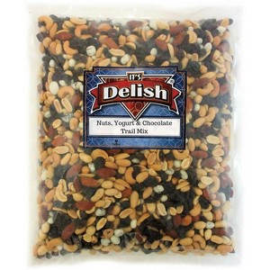 Trail Mix with Greek Yogurt Raisins & Dark Chocolate Dried Fruit and Nuts by Its Delish – 5 lbs. Bulk Bag - 1 of 2