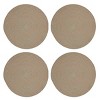 Split P Essex Textured Round Placemat Sets - 4 of 4