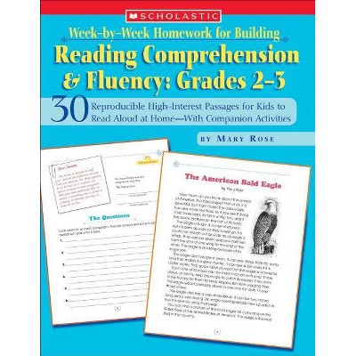 Week-By-Week Homework for Building Reading Comprehension & Fluency: Grades 2-3 - (Week-By-Week Homework for Building Reading Comprehension and)