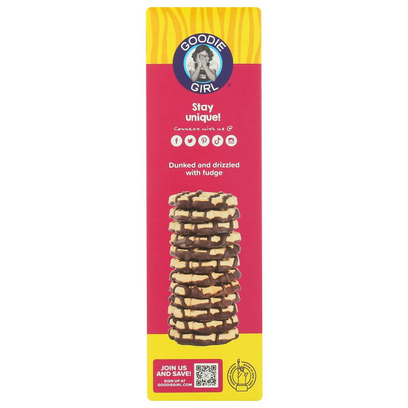 Goodie Girl Fudge Striped Crunchy Oat Flour Cookies - Case of 6/7 oz, 4 of 6