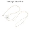 Unique Bargains Christmas Simple Flower Long Thin Leather Cord Pattern Adjustable Waist Belt 1 Pc - 3 of 4