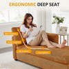 VANOMi 34.65" Boucle Chaise Lounge with Removable Pillow - 4 of 4