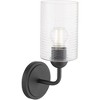 Quorum Lighting Charlotte 1 - Light Sconce in  Matte Black - 3 of 3