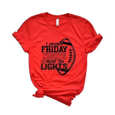 Simply Sage Market Women's I Spend Friday Nights Under The Lights Short Sleeve Graphic Tee