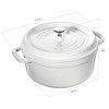 STAUB Cast Iron 4-qt Round Cocotte - 3 of 4