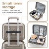 4 PCS Expandable ABS Hard Shell Lightweight Luggage Set with Spinner Wheels and TSA Lock 14"20''24''28'' 4L - ModernLuxe - 4 of 4