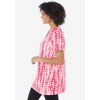 Woman Within Plus Size V-Neck Tie-Dye Tunic - 4 of 4