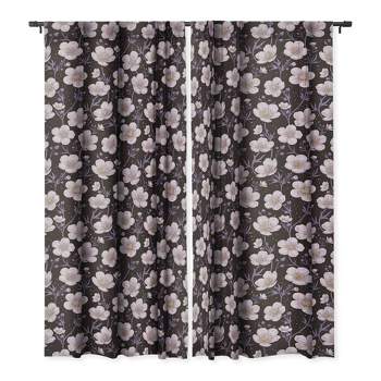 Avenie Buttercup Mystical Purple Set of 2 Panel Blackout Window Curtain - Deny Designs