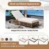 SAINTCY 5-Position Adjustable Chaise Lounge - Outdoor Rattan Lounge Chair with Cushion & Wheel - 4 of 4