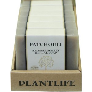 Plantlife Patchouli Bar Soap - Moisturizing and Soothing Soap for Your Skin - Hand Crafted Using Plant-Based Ingredients - Made in California 4oz Bar - 1 of 3