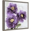 Amanti Art Purple Bloom I by Jesse Stevens Canvas Wall Art Print Framed 16 x 16-in. - 3 of 4