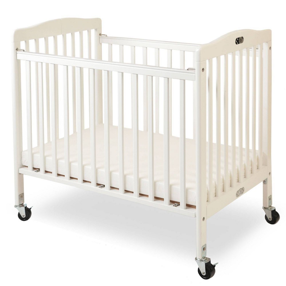 Photos - Kids Furniture L.A. Baby The Little Wood Crib Mini/Portable Folding Wood Crib - White