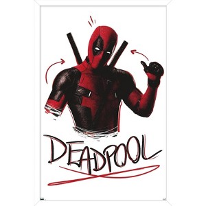 Trends International Marvel Deadpool Legacy - Thumbs up Framed Wall Poster Prints - 1 of 4