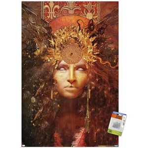 Trends International Jena DellaGrottaglia: Cosmic Zodiac - Leo Unframed Wall Poster Prints - 1 of 4