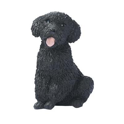 Design Toscano Black Poodle Puppy Dog Statue - Black