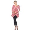 Maternity Printed Tunic Top -White Mark - 4 of 4