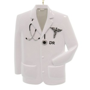 Personalized Ornament 3.5 Inch Doctor Ornament Occupation Medical Md Resin Tree Ornaments - 1 of 2