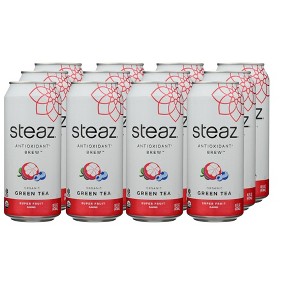 Steaz Lightly Sweetened Green Superfruit Tea - Case of 12/16 fz - 1 of 2
