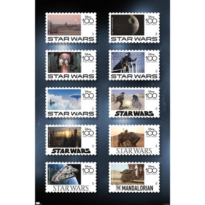 Trends International Disney 100th Star Wars - Stamp Grid Unframed Wall Poster Prints