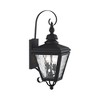 Livex Lighting Cambridge 2 - Light Wall Light in  Black - 3 of 4