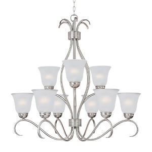 Maxim Lighting Basix 9 - Light Chandelier in  Satin Nickel - 1 of 1