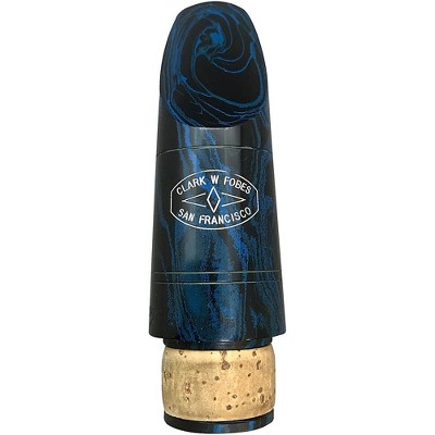 Clark W Fobes San Francisco 10K Blue Clarinet Mouthpiece Level 2 1L, Blue 194744415036