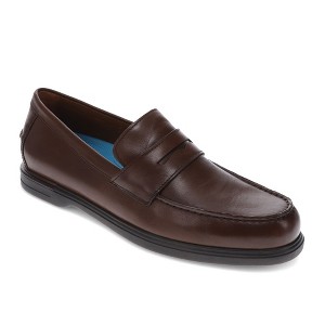 Dockers Mens Winfell Genuine Leather Dress Loafer Shoe, Antique Brown, Size 10 - 1 of 4