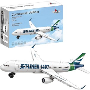 Apostrophe Games Commercial Jetliner Building Block Set - 133pcs - 1 of 4
