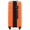 3 Pieces Spinner Wheels Luggage Set, 20-inch With USB Port, Expandable 24" And 28", 360-degree Rotating Wheels Suitcase, Orange - 3 of 4