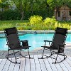 Yaheetech 2pcs 26in Foldable Outdoor Patio Lounge Camping Chair - 2 of 4