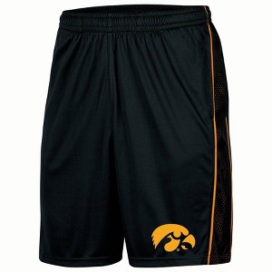 NCAA Iowa Hawkeyes Men's Poly Shorts - 1 of 3