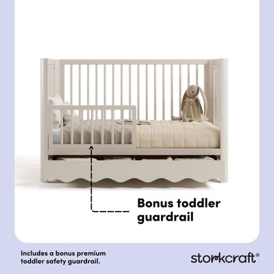 Storkcraft Casablanca Convertible Crib with Drawer - Frosted Oat
