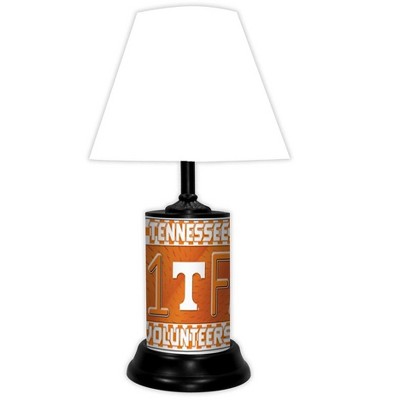 NCAA 18-inch Desk/Table Lamp with Shade, #1 Fan with Team Logo, Tennessee Volunteers