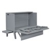 CAVINAS Full Size Murphy Bed Modern Foldable Wooden Bed Frame with 2 Movable Shelves and Ports for Bedroom - 4 of 4