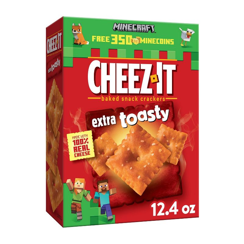 Cheez-It Extra Toasty Baked Snack Crackers - 12.4oz, 1 of 7