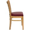Emma and Oliver 2 Pack Ladder Back Wooden Restaurant Chair - 4 of 4