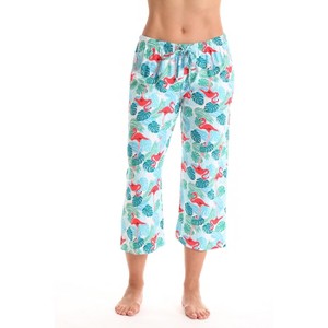 Just Love 100% Cotton Women's Capri Pajama Pants Sleepwear - Comfortable and Stylish - 1 of 3