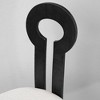 WJSHome Sheep Plush Upholstery Dining Chairs Set of 2, Rubberwood Dining Chairs, Retro Key Shape Design for Kitchen and Restaurant - 3 of 4