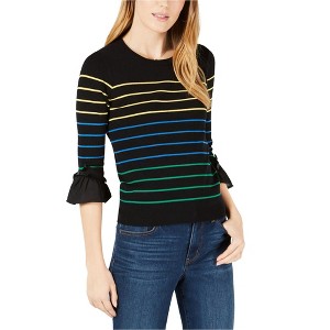 maison Jules Womens Ruffled Cuff Pullover Sweater - 1 of 1