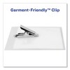 Avery Clip-Style Name Badge Holder with Laser/Inkjet Insert, Top Load, 4 x 3, White, 100/Box - 4 of 4