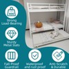 Racxily Bunk Bed, Heavy-duty Sturdy Metal Twin over Twin Bunk Bed, Noise Reduced, Safety Guardrail,No Box Spring Needed - 4 of 4
