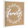 Northlight Family Framed Wooden Wall Sign - 15.75" - White - image 4 of 4