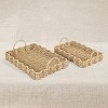 Household Essentials Woven Scalloped Trays, Set of 2 - 2 of 4