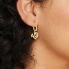 Bijoux Sport by Luv Aj MLB Gold Logo Huggie Earrings - 2 of 3