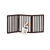 Pet Adobe 3-Panel Folding Indoor Pet Gate for Stairs or Doorways - 4 of 4