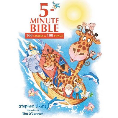 5-Minute Bible - by  Stephen Elkins (Hardcover)