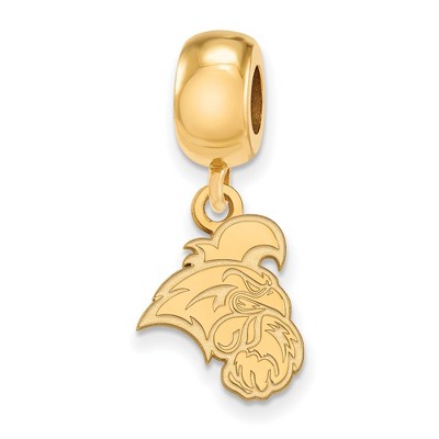 Black Bow Jewelry 14k Yellow Gold Plated Sterling Silver Coastal Carolina Chanticleers NCAA Bead Charm