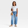 Girls' Short Sleeve 'Charm Necklace' Graphic T-Shirt - Cat & Jack™ Light Blue - 4 of 4