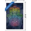 Trends International Brigid Ashwood - Rainbow Hamsa Framed Wall Poster Prints - 3 of 4